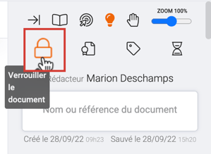 verrouiller document
